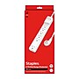 Staples TECH 6-Outlet Surge Protector, 10', 1800 Joules, White (ST62781)~#|#~716AD8C2-04D8-41D9-8A0A0261A1D71F97_sc7