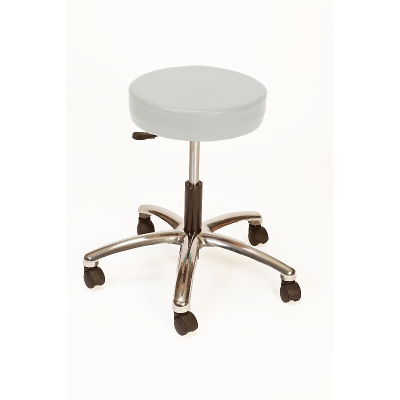 Brandt Industries Armless Vinyl Medical Stool (17421 Dove Gray) image 1