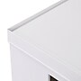 Techni Mobili Storage Container with Lid, Plastic, White, 2/Pack (RTA-SBXF205)~#|#~7171C976-9B31-43BD-8ADE810439F688FF_sc7