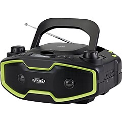 専用出品　BLAST CDセット Jensen CD-575 CD Player with Radio, Black/Light Green | Staples