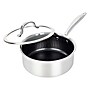 Brentwood 2.2-Qt. Saucepan With Glass Lid, Stainless Steel (B-SPH18L)~#|#~717342AB-43F4-49D1-BD5BDC3659CE351C_sc7