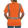 Ergodyne GloWear 8274 High Visibility Short Sleeve Women’s T-Shirt, ANSI Type R Class 2, Orange, 2XL (22086)~#|#~7178784A-56CF-4839-B54B74E4FC98A1BF_sc7