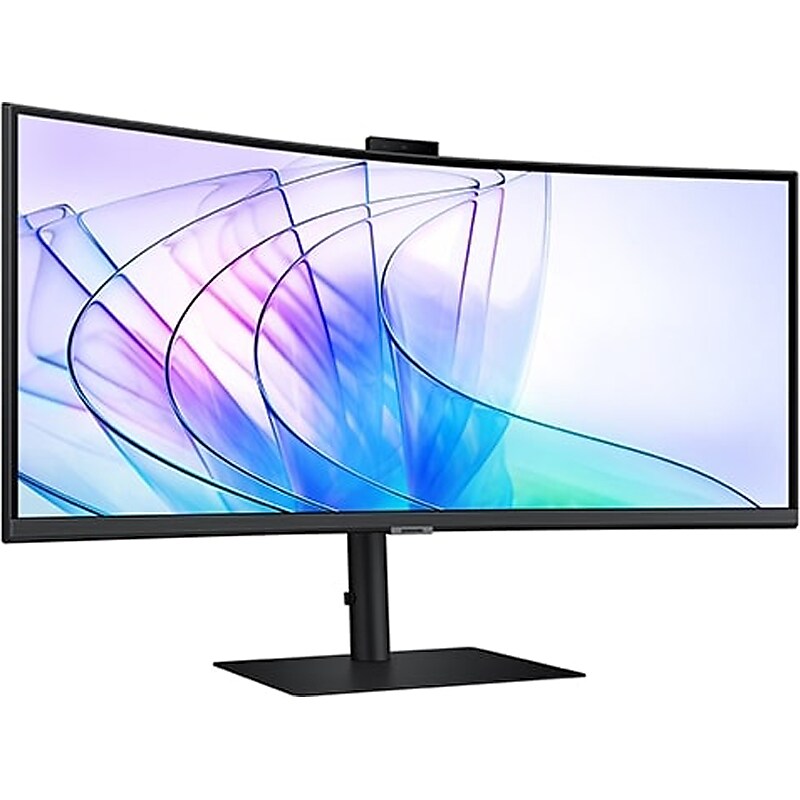 Samsung ViewFinity S65VC 34" 4K Ultra HD Curved 100 Hz LED Monitor, Black (S34C654VAN) image 1