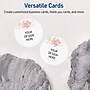 Avery Silver-Holly Sparkles Matte Blank Card, White, 120/Pack (S00-FHG)~#|#~7179F5C9-3233-47F4-BC37800E14039C49_sc7