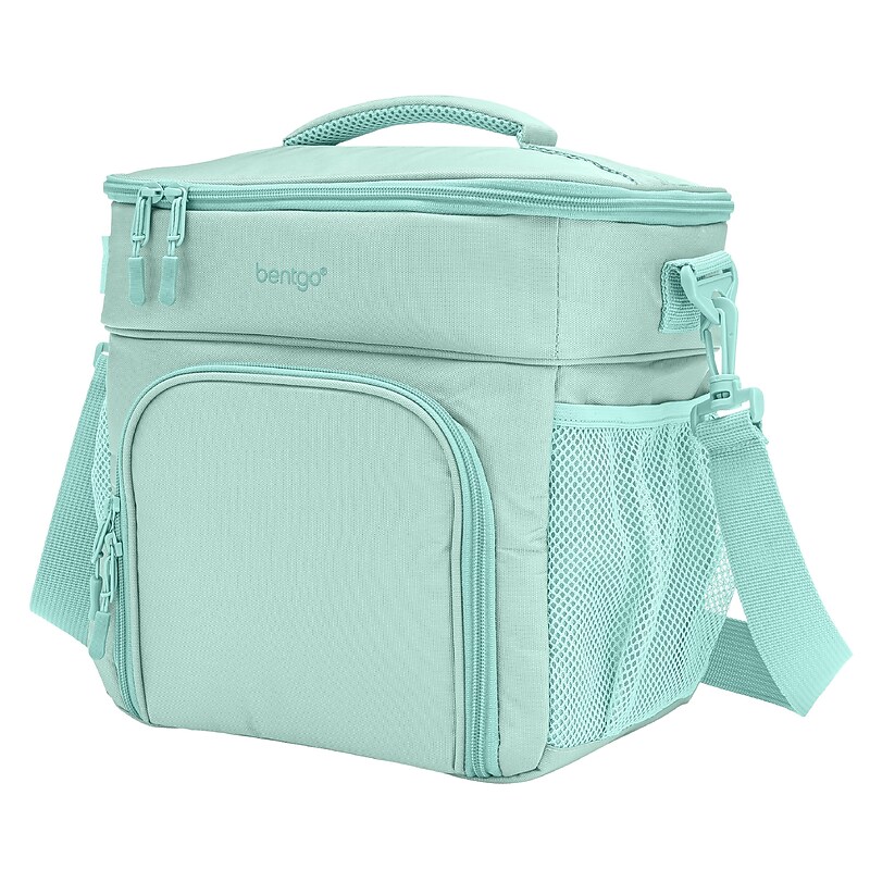 bentgo Prep Deluxe Insulated Multimeal Bag, 5-Compartment, Coastal Aqua (BGPRPBAG-CA) image 1