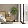 Monarch Specialties Inc. 79" Artificial Ficus Tree in Pot (I 9549)~#|#~717AD3FF-BEBA-4E3B-AB8B074A6DB77B1B_sc7