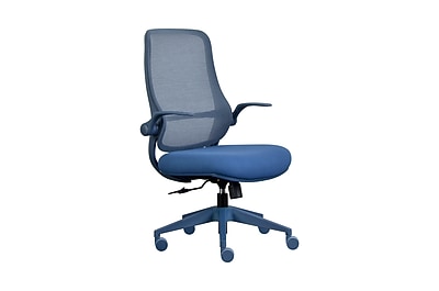 Tempur-Pedic Stratus Ergonomic Mesh/Fabric Swivel Executive Chair, Indigo (TP-STRATUS-IND) Simolary simolary.com