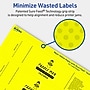 Avery Laser/Inkjet Rectangle Multipurpose Labels, 1" x 7", Neon Yellow, 320/Pack (94225)~#|#~718AC790-8237-420A-AA35CBB9E9479746_sc7