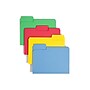 Smead SuperTab File Folder, Oversized 1/3-Cut Tab, Letter Size, Assorted Colors, 100/Box (11987)~#|#~718E21FF-48EE-422A-9DD17A5135D55A37_sc7
