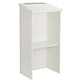 AdirOffice 46"H Floor Standing Lectern with Adjustable Shelf, White (661-01-WHI)~#|#~719085C6-20D8-4DA0-9993CD42CA3CCF70_sc7