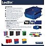 Triton Products LocBin Stackable Plastic Storage Bin, 3" x 4.12"x 7.37", Yellow, 24/Pack (3-220Y)~#|#~7195AFF3-8E78-4F02-93513353961EFE4D_sc7