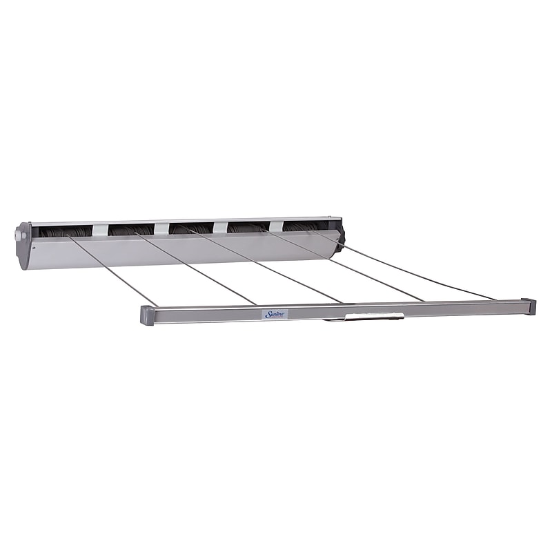 Household Essentials Outdoor Aluminum Clothesline, Silver (17145-1) image 1