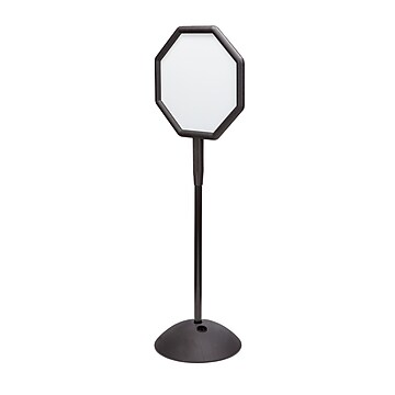 Safco WriteWay Dry-Erase Paint Mobile Whiteboard, Black Frame, 1.88' x 5.42' (4118BL)