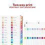 Staples Customizable Table of Contents Numeric Dividers, 24-Tabs, Multicolor (ST62988)~#|#~719E74A1-9170-46B8-9E08E1E413C31BFF_sc7
