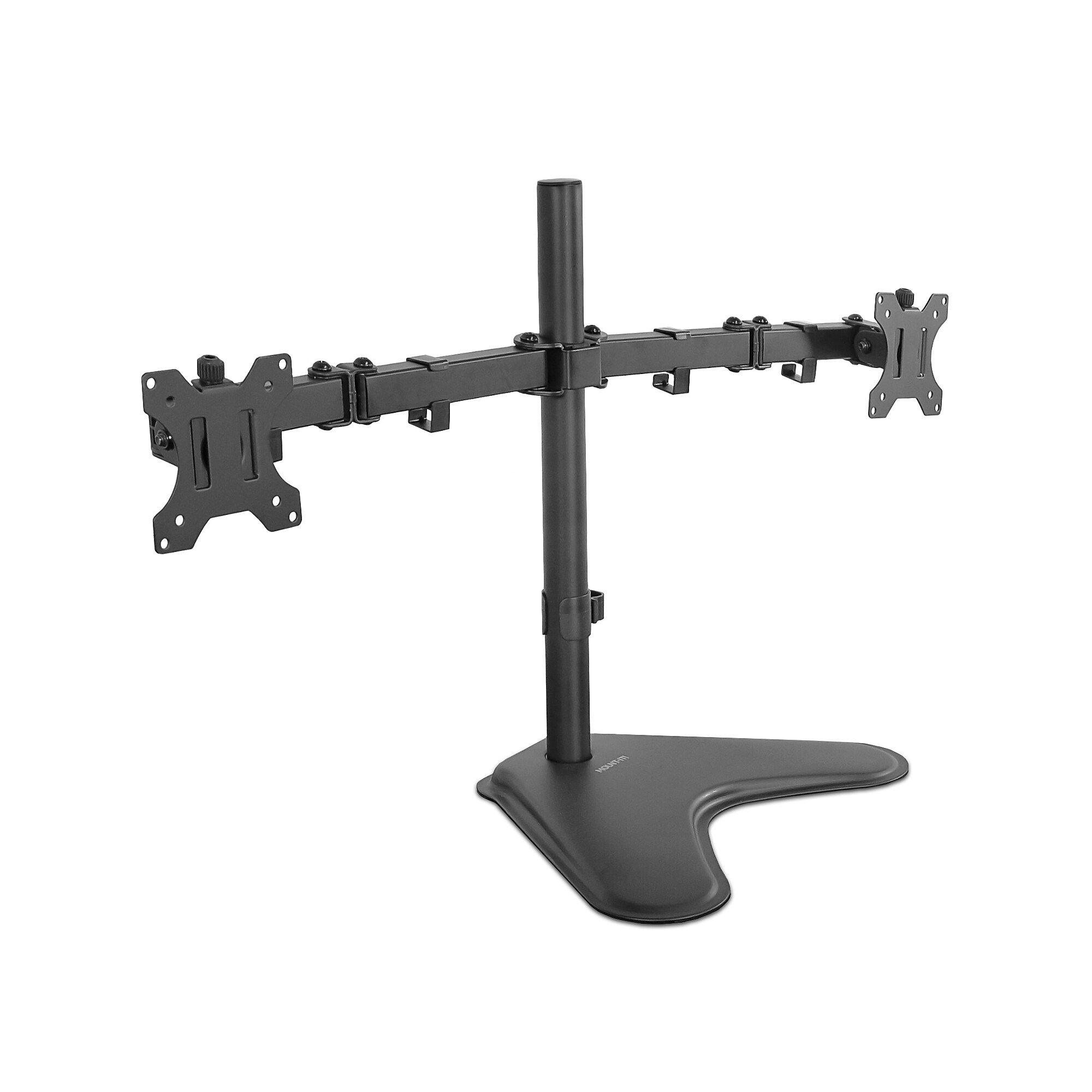 Mount-It! Dual Adjustable Monitor Arm, Up To 32″, Black (MI-2781) Sansujyuku sansujyuku.com