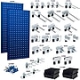 Triton Products LocBoard Pegboards with 30 pc. LocHook Assortment and Hanging Bin System (LB18-BKit)~#|#~71A69973-BBB7-4271-A1D1E2C8822970E9_sc7