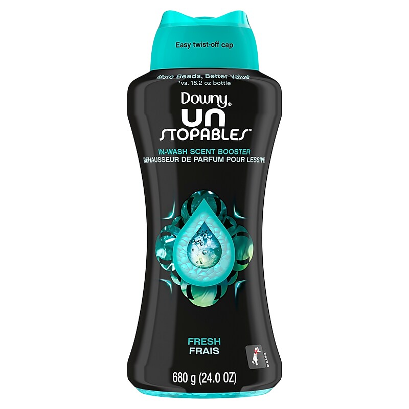 Downy Unstopables In-Wash Scent Booster Beads, Fresh, 24 oz. (08726) image 1