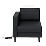 Flash Furniture Hercules Artemis LeatherSoft Left Arm Reception Chair, Black (ZB8921CLABLK)~#|#~71B15777-10DF-4D8A-A090B3237509D0F7_sc7