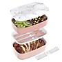 Bentgo Classic Bento Box, 3-Compartment, Blush Marle, 22 oz. (BENTGO-M)~#|#~71B2492F-ABEA-409F-8FBE2F955192CB47_sc7