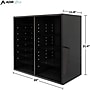 AdirOffice 500 Series 16-Compartment Literature Organizers, 20" x 11.8", Black, 2/Pack (500-16-BLK-2PK)~#|#~71B5403E-30E0-4C7D-89A802E071B42530_sc7