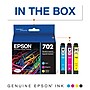 Epson T702 Cyan/Magenta/Yellow Standard Yield Ink Cartridge, 3/Pack (T702520-S)~#|#~71B6F377-4751-4971-9C30F07C568E1C76_sc7