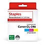 Staples Remanufactured Tri-Color Standard Yield Ink Cartridge Replacement for Canon CL-246 (TR8281B001/ST8281B001)~#|#~71B751FC-5968-4C83-A5B7C05457BBECC0_sc7