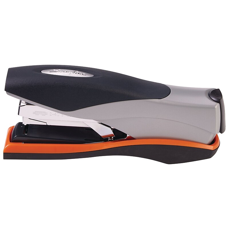 Swingline Optima 40 Reduced Effort Desk Stapler, 40-Sheet Capacity, Silver/Black (87845) image 1