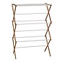 Household Essentials Bamboo Folding Clothes Drying Rack, Natural (HH6525)~#|#~71C0B29F-72FF-4766-84428536F0A7E86E_sc7