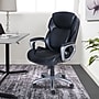 Serta My Fit Ergonomic Bonded Leather Swivel Executive Chair, Black (CHR100013)~#|#~71C0E7AF-95EF-4E93-BBE9137398286044_sc7