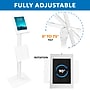 Mount-It! Adjustable Anti-Theft iPad Floor Stand, White (MI-3770W_G10)~#|#~71C191E9-C156-4797-A5512B384A3D1B83_sc7