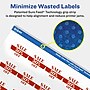 Avery Laser/Inkjet Burst Multipurpose Labels, 1", Clear, 1200/Pack (94606)~#|#~71C91789-ECC4-4DF8-A186214369CBB3C7_sc7