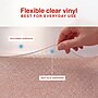 Staples Office Chair Mat, Clear Floor Mats with Lip, Low-Pile Carpets, Extended Under-Desk Coverage, 53 x 45 Inch, Smooth Glide~#|#~71C9AFAD-F272-4ECB-A1C73C490ED7ACE8_sc7