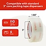 Staples Moving & Storage Packing Tape, 1.88” x 110 Yards, Clear — 6/Rolls~#|#~71C9B034-401A-492E-BF691F4D152FBD41_sc7