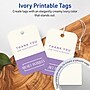 Avery 2" x 3"  Blank Price & Merchandise Tags, Ivory, 200/Carton (95317-MIT25)~#|#~71CAE00F-E2AC-4322-86074473E17A04F6_sc7