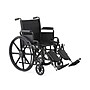 Medline Guardian K1 Wheelchair, 16" Seat Width, Removable Desk Length Arms, Elevating Legrest, Black (K1166V22E)~#|#~71CFB5EE-41AB-42CD-BF8049251B4E4CB0_sc7