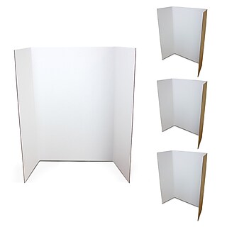 Staples Double Ply Tri-Fold Presentation Board, 36
