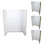 Flipside Tri-Fold Project Board, 48" x 36", Corrugated Paper, White, 4/Pack (18042)~#|#~71D287D8-F1E6-4F83-BCB009B50A1139DA_sc7