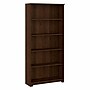 Bush Furniture Cabot 66"H 5-Shelf Bookcase with Adjustable Shelves, Modern Walnut (WC31066)~#|#~71D2F055-CE0F-45BC-9AFDBE3024E5CAC1_sc7