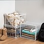Iris File Storage Durable Plastic Crate, Letter/Legal Size, Clear (270011)~#|#~71DDFD84-5237-41FD-82EFE8BF65C08369_sc7