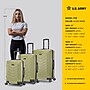 US Army FOX 3-Piece Hardside Spinner Carry-On Luggage Set, TSA Checkpoint Friendly, Olive Drab (USLFOXSML-GRN)~#|#~71DE176B-72E5-4ED3-9EF08663B9BDC099_sc7