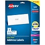 Avery Easy Peel Laser Address Labels, 1" x 2 5/8", Matte White, 750 Labels/Pack (5260)~#|#~71DFD5C7-AD50-4B12-B49AD915F11164F2_sc7