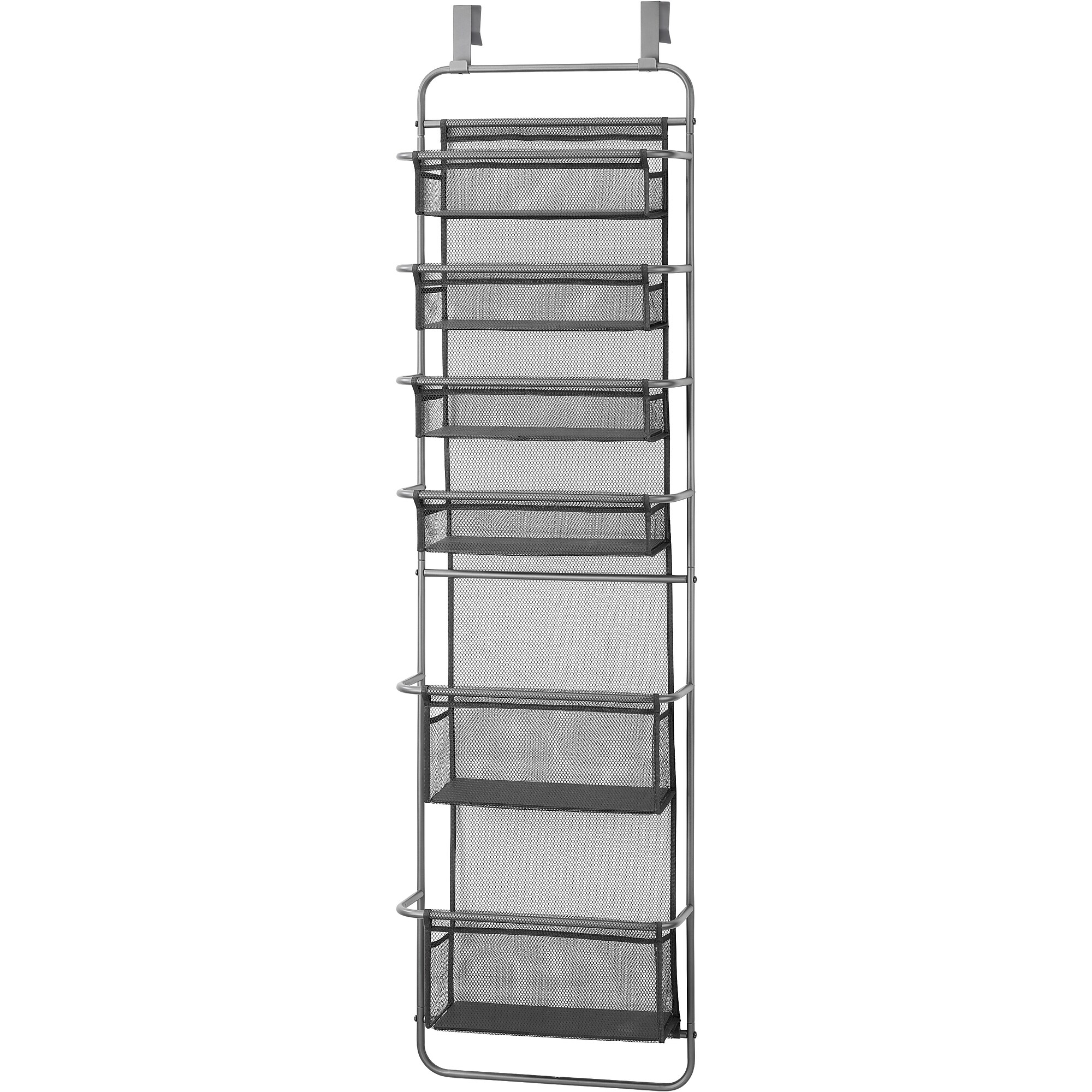 Whitmor 6-Shelf Over-the-Door Organizer, 66.92″ x 17.71″ x 7.87″, Gray (5855-15514) Sansujyuku sansujyuku.com