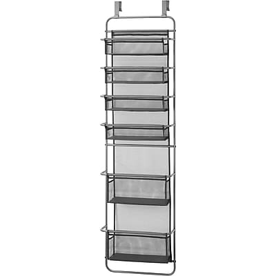 Whitmor 6-Shelf Over-the-Door Organizer, 66.92″ x 17.71″ x 7.87″, Gray (5855-15514) Sansujyuku sansujyuku.com