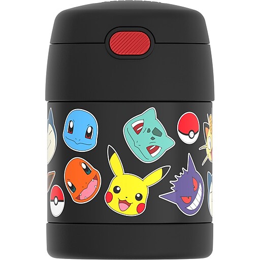 Thermos FUNtainer Kids Pokemon Stainless Steel Insulated Food Jar,  2-Compartment, Multicolored, 10 oz. (F3103PM6) | Staples