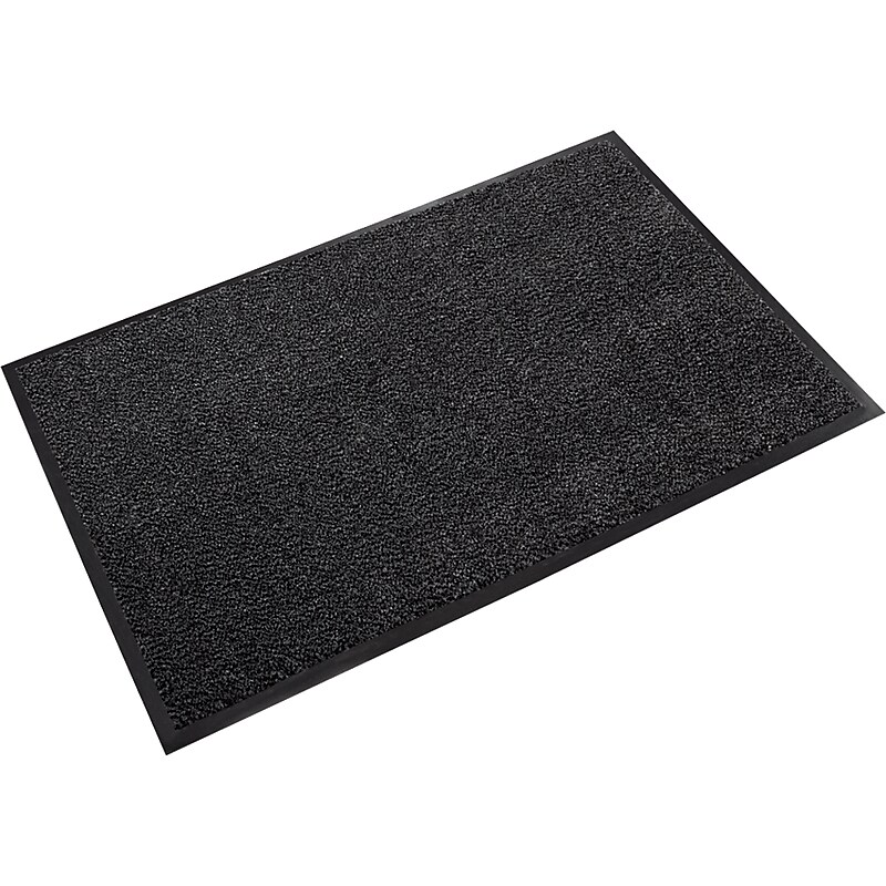 Crown Mats Dust-Star Heavy-Traffic Wiper Mat, 2' x 3', Charcoal (DS 0023CH) image 1