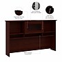 Bush Furniture 60"W Desktop Hutch, Cherry (WC31431)~#|#~71EF0EF6-A643-4FE5-A32A82189EB3B6DA_sc7