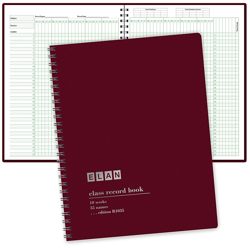 ELAN Undated Record Book, 8.5" x 11", 50/Pack (R1035-CP) image 1