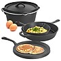 MegaChef Cast Iron Cookware, 5-Pieces/Set (937114407M)~#|#~71F06753-059C-4448-9B7D479B1E23C968_sc7