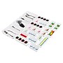 Mind Reader Stackable Plastic Desk Tray Set, White, 25 Pieces (DRORG25-WHT)~#|#~71FA97F6-7AEA-4498-A8D9C05D237C13F2_sc7