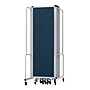 National Public Seating Robo Series 11-Panel Folding Mobile Room Divider, 72"H x 256"W, Blue Fabric (RDG6-11PT04)~#|#~71FB4410-E065-4307-9240311FF4BF7177_sc7